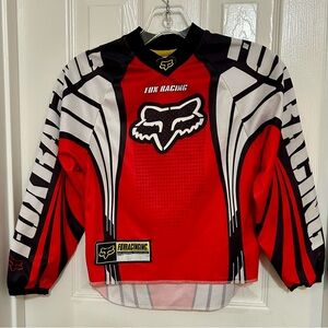 Fox Racing Kids Red and Black Dirt Bike Jersey